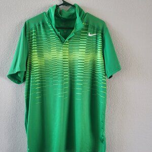 Green Nike golf/tennis shirt